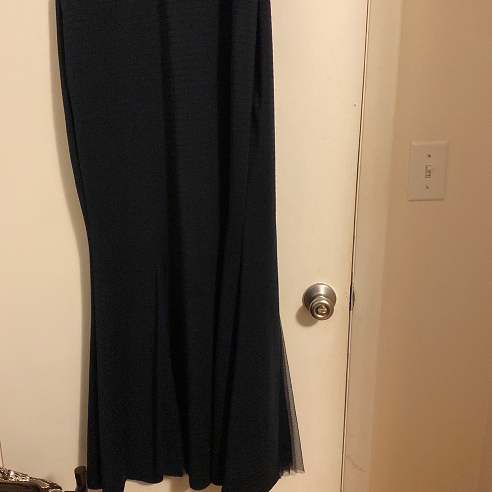 Long navy blue dress size 16